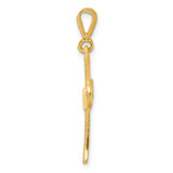 14K Polished Cross Pendant - D5-849F5C96-4695