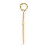 14k Polished Cross Pendant - K9-688D9A8A-6853