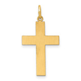 14k Polished Cross Pendant - RE-E4813A21-4914