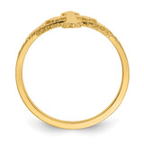 14k Polished Cross Ring - D7-DC072A3B-6296