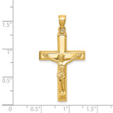 14k Polished Crucifix Pendant - C3-2067D02D-5308