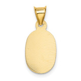 14K Polished D/C Lady Of Guadalupe Oval Pendant - K5-6DDF8200-4674