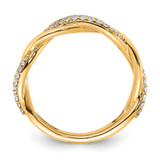 14K Polished Diamond Fashion Ring - RM-97E57F73-2759