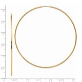 14k Polished Endless Tube Hoop Earrings - TF-855BB56F-2545