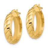 14k Polished Fancy Hoops - TF-7E25E8FC-5473