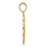 14K Polished Fancy Hummingbird Charm - D5-C38922BE-5214