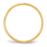 10k Yellow Gold 5mm Lightweight Flat Wedding Band Size 9