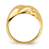 14k Polished Fashion Dome Ring