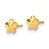 14K Polished Flower Post Earrings - YC-A81E3EDF-6780