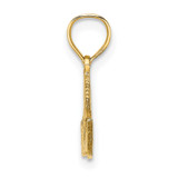 14K Polished HAPPY ANNIVERSARY Charm