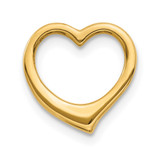 14K Polished Heart Chain Slide - C2-03E8F5FD-3430