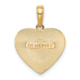 14K Polished Heart Pendant - K2-86ACCBCB-6076