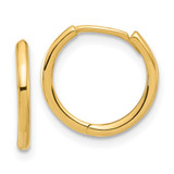 14K Polished Hinged Hoop Earrings - TF-689FF76F-6786