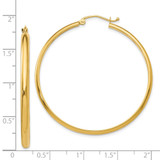 14k Polished Hoop Earring - TA-91687A4D-7954