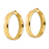 14K Polished Hoop Earrings - TF-FEF279D7-2540