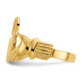 14k Polished Ladies Claddagh Ring - D1-0678F9E8-4406