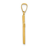 14k Polished Latin Cross Pendant - XR-F58311DD-6362