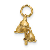 14K Polished Lily of the Valley Pendant