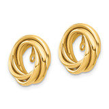 14k Polished Love Knot Earring Jackets - TH-98663448-7262