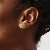14K Polished Love Knot Post Earrings - TF-17A2EAF0-4239