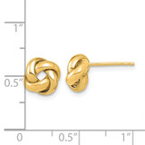 14K Polished Love Knot Post Earrings - TL-BE462CF5-4131