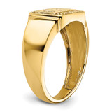 14k Polished Mens DAD Ring Mounting