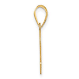 14k Polished Number 2 Pendant - AP-C0418018-3059