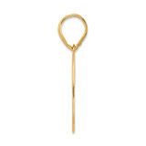 14k Polished Number 70 Pendant