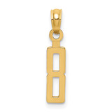 14k Polished Number 8 Pendant - NU-1DD8B4ED-9405