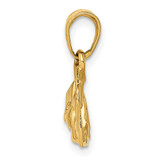 14k Polished Open-Backed Comedy/Tragedy Pendant - K4-8745E2FD-6867
