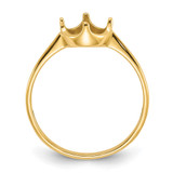 14k Polished Pearl Ring Mounting - Y1-1BF77036-3985