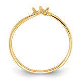 14k Polished Pearl Ring Mounting - Y1-95B9F3CE-2625
