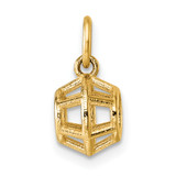 14K Polished Pentagonal Shape Pendant