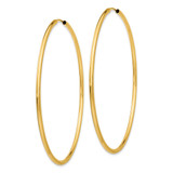 14k Polished Round Endless 2mm Hoop Earrings - H9-9AD81C22-4087