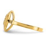 14k Polished Sand Dollar Ring - D3-0362DB46-4104
