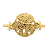 14K Polished Sand Dollar Ring - D4-B9D5B901-6826