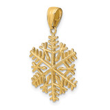 14k Polished Snowflake Pendant - C2-8FFB8D9C-3639