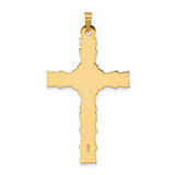 14k Polished Solid Fancy Design Cross Pendant - XR-A9DF513A-1974