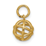 14K Polished Sphere Shape Pendant