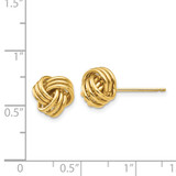 14k Polished Triple Knot Post Earrings - TF-3E434BEF-6574