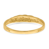 14K Polished Valley Dome Ring