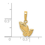 14K Praying Hands Pendant - C4-7772B347-3194