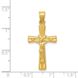 14K Reversible Crucifix Pendant - C3-ADB6AFCC-6476