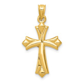 14K Reversible Crucifix Pendant - C3-BA08011A-3736