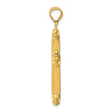 14k Reversible Diamond-cut Cross Pendant - K3-A5818A1D-1062