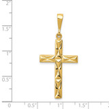 14k Reversible Latin Cross Pendant - C2-AA619EF3-1417