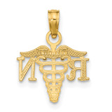 14K RN Caduceus Charm - K9-F2448F97-3505