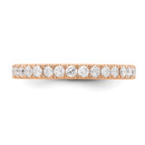 14k Rose Gold 1/2 carat Lab Grown Diamond VS/SI+ G+ Complete Wedding Band - RM-74209D86-3725