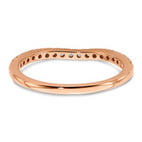14k Rose Gold 1/3 carat Lab Grown Diamond VS/SI+ G+ Complete Wedding Band - RM-D3A16416-5440
