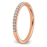 14k Rose Gold 1/4 carat Lab Grown Diamond VS/SI+ G+ Complete Wedding Band - RM-EC44A73C-2271